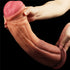 12'' Dual layered Platinum Silicone Cock